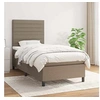 Image de Boxspring met matras stof taupe 90x190 cm3141821