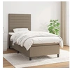 Image de Boxspring met matras stof taupe 90x200 cm3141829