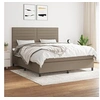 Image de Boxspring met matras stof taupe 160x200 cm3141869