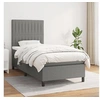 Image de Boxspring met matras stof donkergrijs 80x200 cm3141890