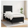 Image de Boxspring met matras stof zwart 90x190 cm3141899