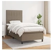 Image de Boxspring met matras stof taupe 90x190 cm3141901