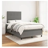 Image de Boxspring met matras stof donkergrijs 120x200 cm3141922