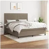 Image de Boxspring met matras stof taupe 180x200 cm3141957