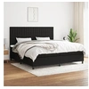 Image de Boxspring met matras stof zwart 200x200 cm3141963