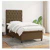 Image de Boxspring met matras stof donkerbruin 80x200 cm3141972