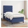 Image de Boxspring met matras stof blauw 80x200 cm3141975