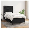 Image de Boxspring met matras stof zwart 90x190 cm3141979