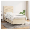 Image de Boxspring met matras stof cràmekleurig 90x200 cm3141990