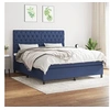 Image de Boxspring met matras stof blauw 160x200 cm3142031