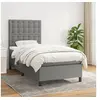 Image de Boxspring met matras stof donkergrijs 80x200 cm3142050
