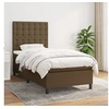 Image de Boxspring met matras stof donkerbruin 80x200 cm3142052
