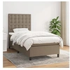 Image de Boxspring met matras stof taupe 80x200 cm3142053