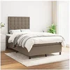 Image de Boxspring met matras stof taupe 120x200 cm3142085