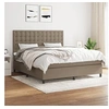 Image de Boxspring met matras stof taupe 160x200 cm3142109