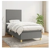 Image de Boxspring met matras stof donkergrijs 80x200 cm3142130