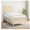 Image de Boxspring met matras stof cràmekleurig 90x190 cm3142142
