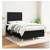 Image de Boxspring met matras stof zwart 120x200 cm3142163
