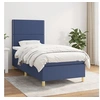 Image de Boxspring met matras stof blauw 100x200 cm3142239