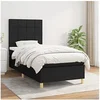 Image de Boxspring met matras stof zwart 80x200 cm3142291