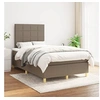 Image de Boxspring met matras stof taupe 120x200 cm3142325
