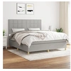 Image de Boxspring met matras stof lichtgrijs 180x200 cm3142353