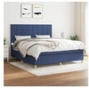 Image de Boxspring met matras stof blauw 180x200 cm3142359