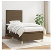Image de Boxspring met matras stof donkerbruin 80x200 cm3142372