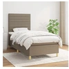 Image de Boxspring met matras stof taupe 90x190 cm3142381
