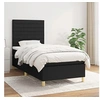 Image de Boxspring met matras stof zwart 90x200 cm3142387