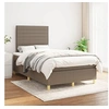Image de Boxspring met matras stof taupe 120x200 cm3142405