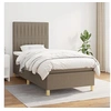 Image de Boxspring met matras stof taupe 90x190 cm3142461