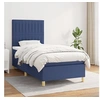 Image de Boxspring met matras stof blauw 90x200 cm3142471