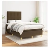 Image de Boxspring met matras stof donkerbruin 120x200 cm3142484