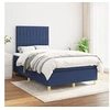 Image de Boxspring met matras stof blauw 120x200 cm3142487