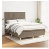 Image de Boxspring met matras stof taupe 140x200 cm3142501