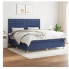Image de Boxspring met matras stof blauw 180x200 cm3142519