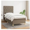 Image de Boxspring met matras stof taupe 80x200 cm3142533