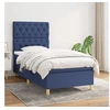 Image de Boxspring met matras stof blauw 80x200 cm3142535