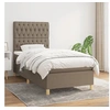Image de Boxspring met matras stof taupe 90x190 cm3142541