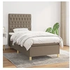 Image de Boxspring met matras stof taupe 90x200 cm3142549