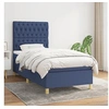 Image de Boxspring met matras stof blauw 90x200 cm3142551