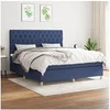 Image de Boxspring met matras stof blauw 160x200 cm3142591