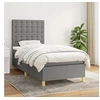 Image de Boxspring met matras stof donkergrijs 80x200 cm3142610