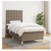 Image de Boxspring met matras stof taupe 90x190 cm3142621