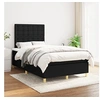 Image de Boxspring met matras stof zwart 120x200 cm3142643
