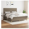 Image de Boxspring met matras stof taupe 180x200 cm3142677