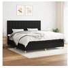 Image de Boxspring met matras stof zwart 200x200 cm3142683