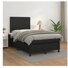 Image de Boxspring met matras kunstleer zwart 120x200 cm3142713