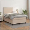Image de Boxspring met matras kunstleer cappuccinokleurig 120x200 cm3142718
